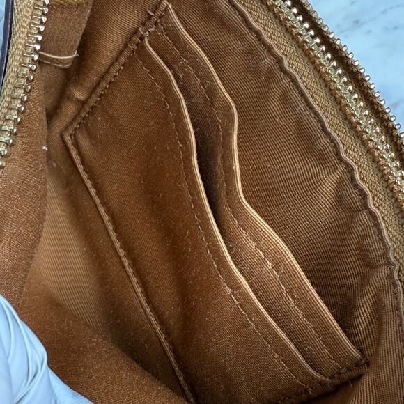 Coach Double Corner Zip Wristlet In Polished Pebble Leather - Picture 2 of 6